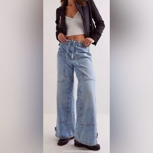 We The Free CRVY Outlaw Wide-leg Jeans